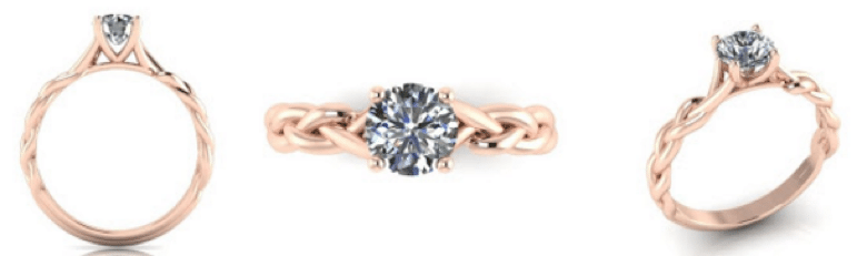 customised diamond rings for proposal by JannPaul SIngapore