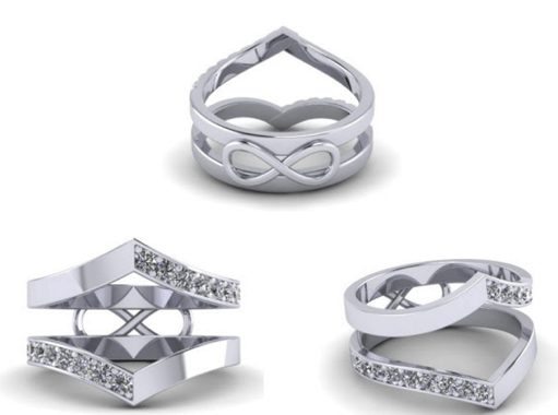 unique customised engagement ring designs