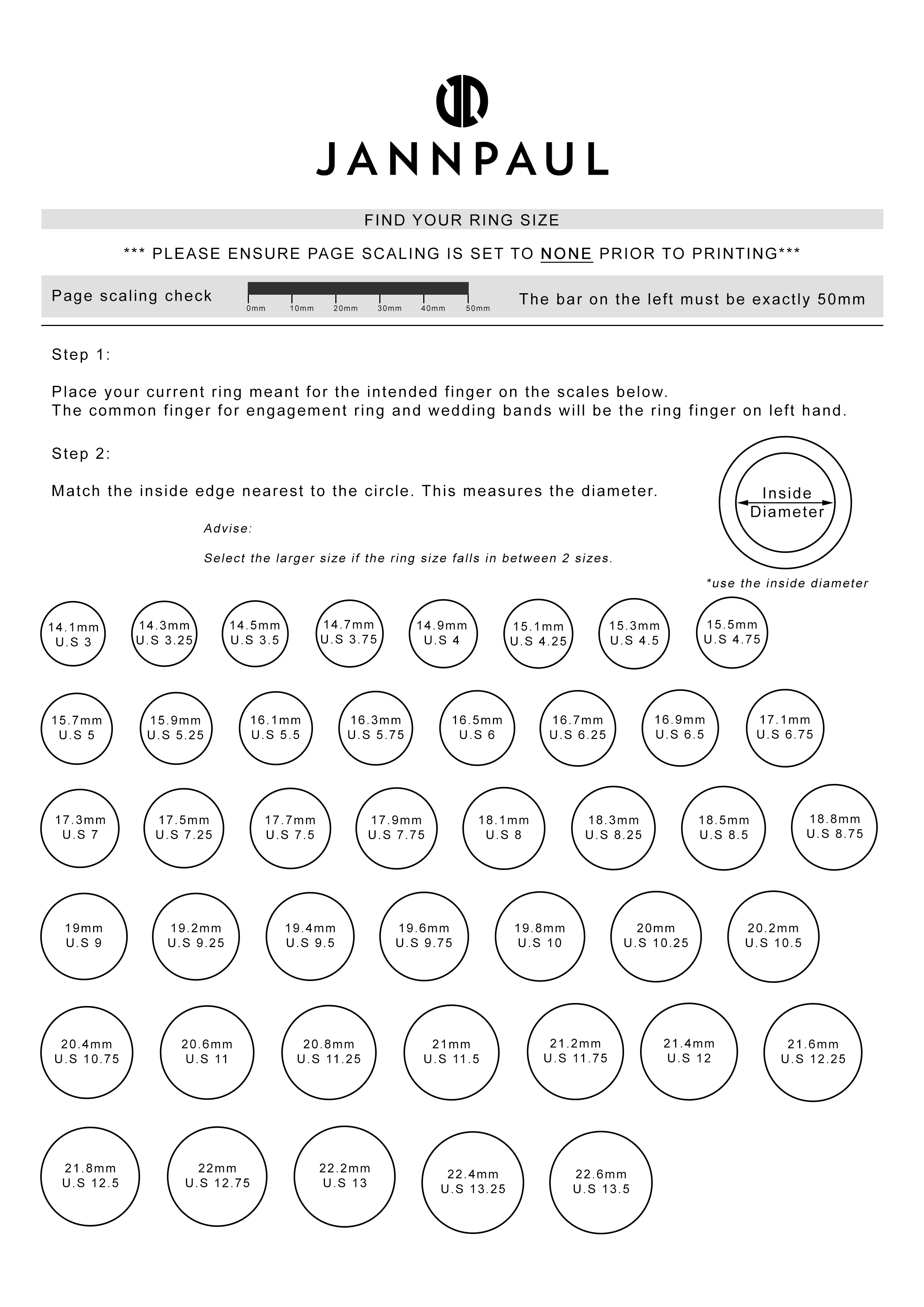 Traube über Aufregung ring size guide lebhaft machen Sie ein Foto Heuchelei