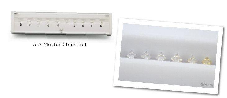 GIA master stone set